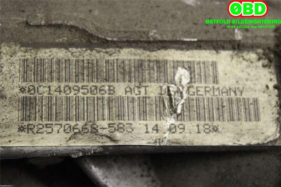 Kardang til VW Amarok 2016-2022 (Type I, Fase 2)  (VOLKSWAGEN|0C1 409 506 B|)