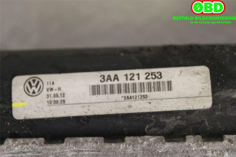 Radiator (manuell gir) til VW Passat 2011-2015 (B7) (B7) (VOLKSWAGEN|1K0 121 251 DM|1K0 121 251 AB|3AA121253)