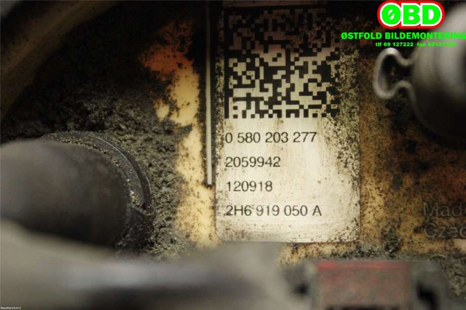 Dieselpumpe fødepumpe til VW Amarok 2016-2022 (Type I, Fase 2) (VOLKSWAGEN|2H6 919 050 B||2H6919050A)