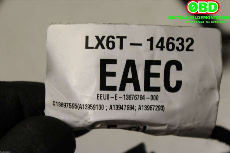Ledningsnett til Ford Kuga 2019-->> (Type III) (FORD|2458289||LX6T14632EAEC)