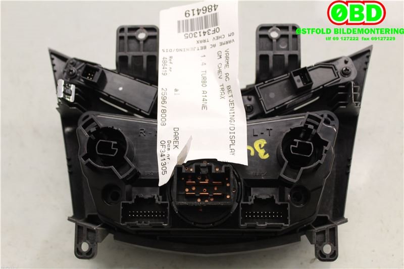 Varmeapparat betjening til Chevrolet Trax 2013-2014  (CHEVROLET (KR)|95332723|)