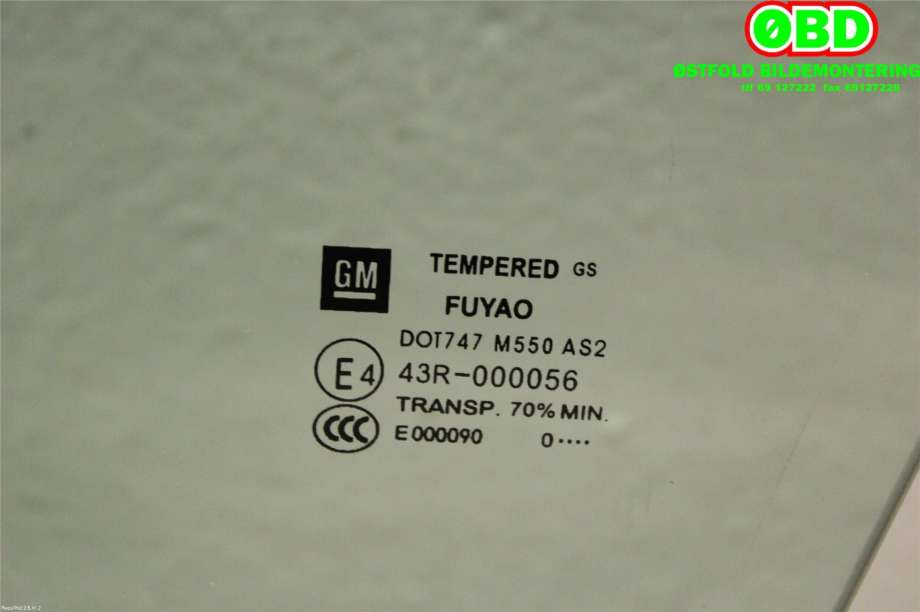 Siderute venstre foran til Opel Insignia A 2009-2014  (OPEL|13227826|1 61 248|)