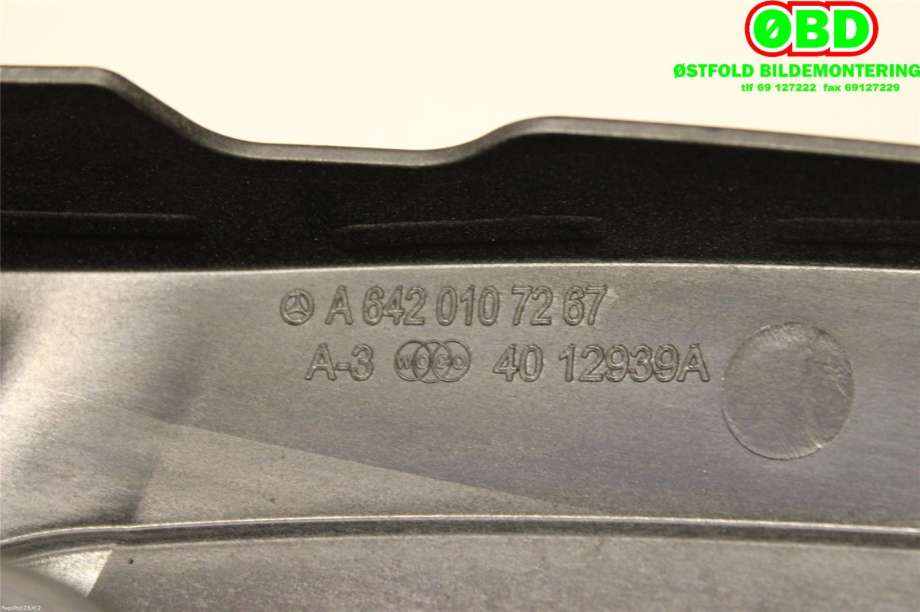 Motordeksel over motor til Mercedes S-Klasse 2013-2020 (W222) (W222) (MERCEDES|A 642 010 72 67||6420107267)