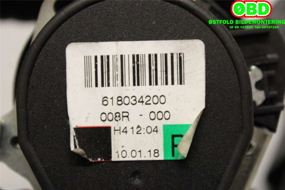 Airbag beltestrammer til Škoda Yeti 2009-2013 (Fase 1)  (|5L1857702B)