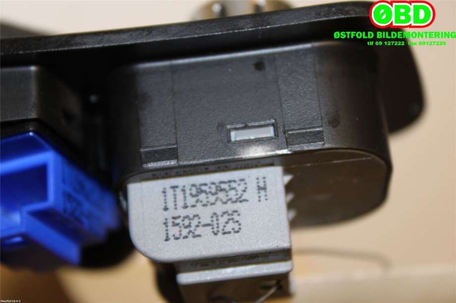 Bryter speil til VW Touran 2010-2015 (Type I, Fase 3)  (VOLKSWAGEN|1T1 959 565 H||1T1959552H)