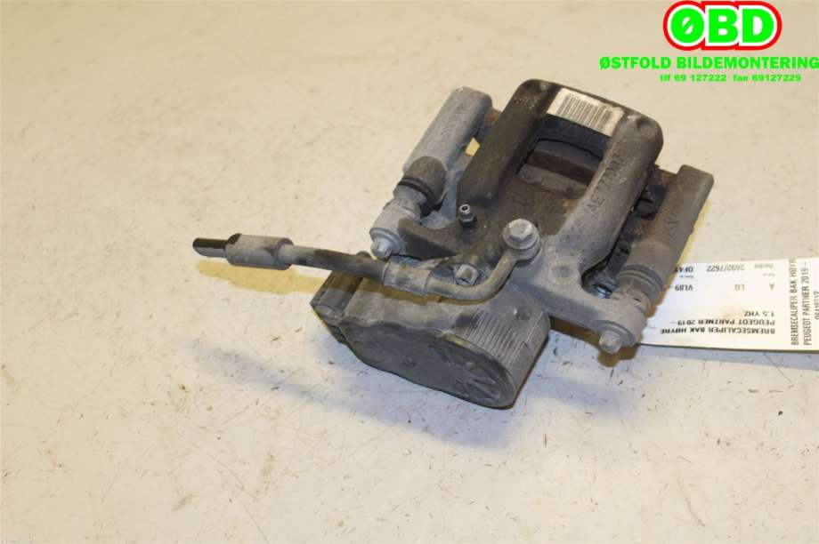 Bremsecaliper høyre bak til Peugeot Partner 2019-->> (Type III) (PEUGEOT|16 089 989 80|)