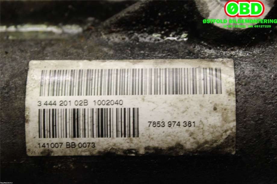 Tannstang til BMW X3 2003-2006 (Fase 1) (E83) (E83) 