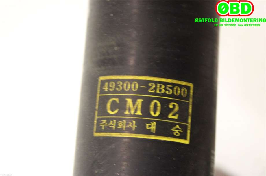 Mellomaksel til Hyundai Santa Fe 2006-2009 (Type II, Fase 1)  (HYUNDAI|493002B500|493002B510|)