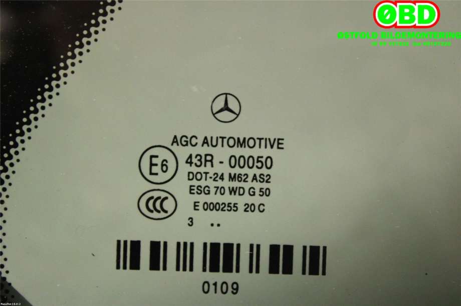 Diverse deler til Mercedes S-Klasse 2013-2020 (W222) (W222) (MERCEDES|A 222 730 06 17|)