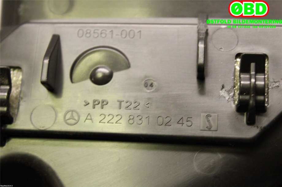 Diverse deler til Mercedes S-Klasse 2013-2020 (W222) (W222) (MERCEDES|A 222 830 08 54|A 222 830 07 54|2228310245)