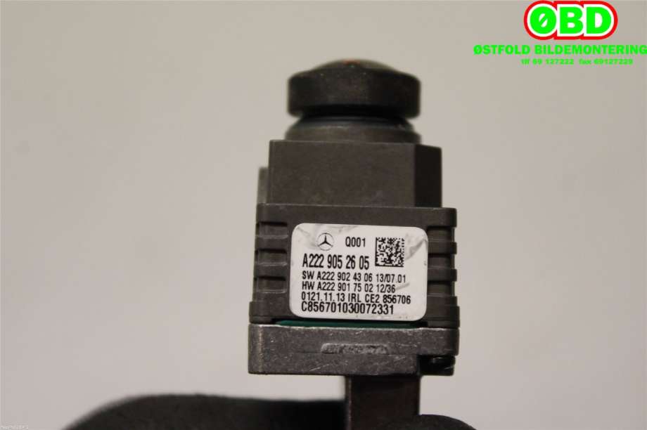 Kamera til Mercedes S-Klasse 2013-2020 (W222) (W222) (MERCEDES|A 222 905 26 05|A 222 905 02 07|2229052605)