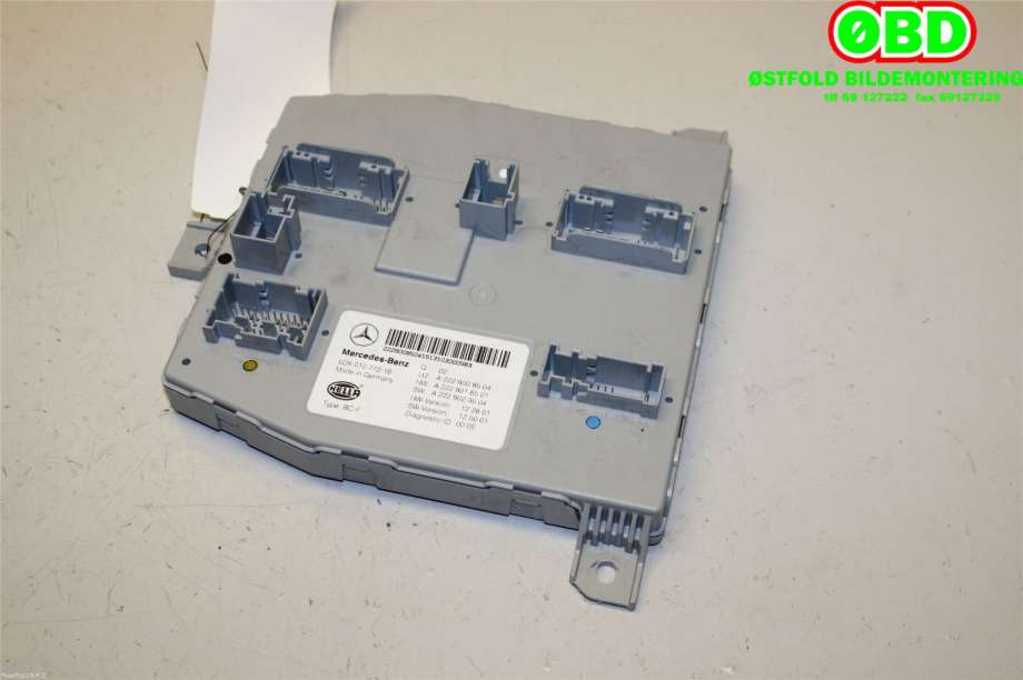 Styreenhet diverse til Mercedes S-Klasse, 2013-2020 (W222) (W222) (MERCEDES|A 222 900 85 04)