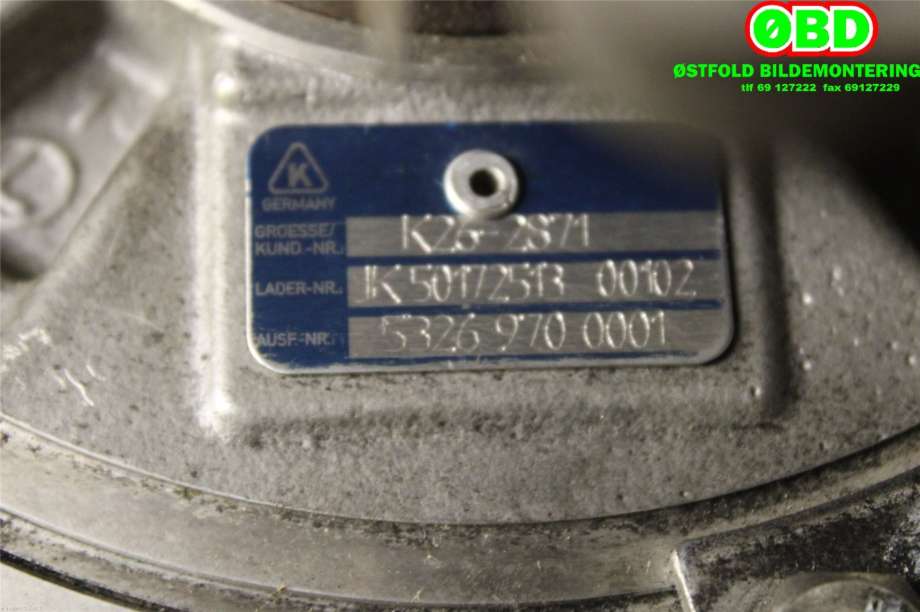 Turbo til BMW X5 2013-2018 (F15) (F15) (53269700001|)