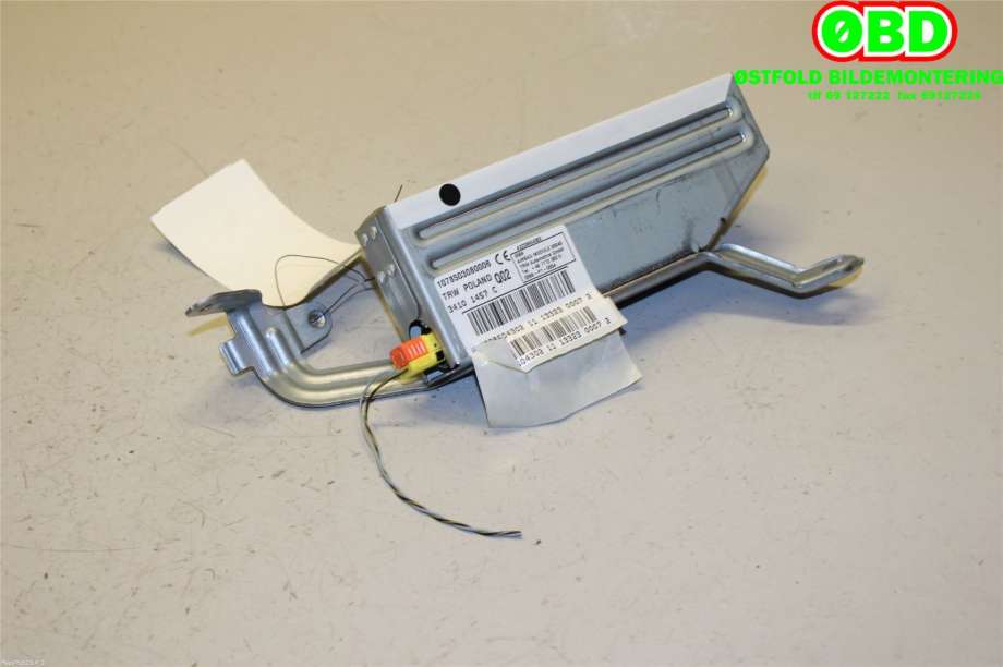 Airbag sidepute venstre til Mercedes S-Klasse 2013-2020 (W222) (W222) (MERCEDES|A 222 860 43 02||2228604302)