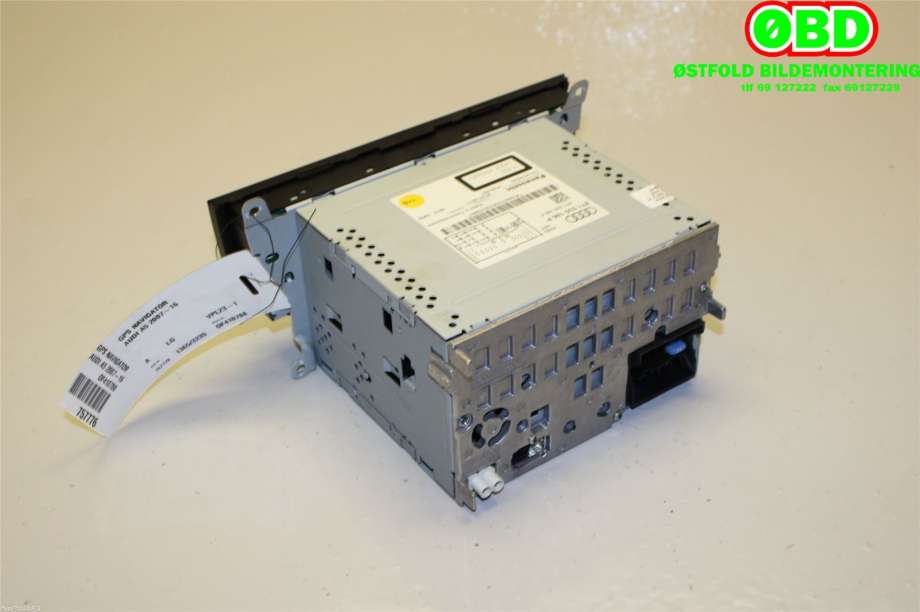 Bilstereo navigasjon til Audi A5 2007-2016 (Type I)  (AUDI|8T1 057 186 P|8T1 035 186 PX|8T1035186P)