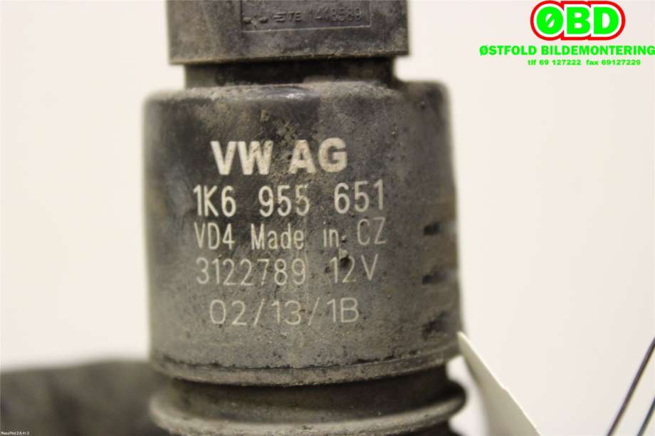 Spylerpumpe foran til VW Passat 2011-2015 (B7) (B7) (VOLKSWAGEN|1K6 955 651||1K6955651)