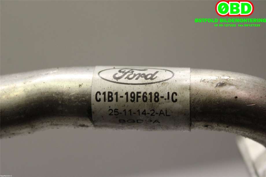 Aircondition rør til Ford Fiesta 2013-2017 (Type VI, Fase 2)  (FORD|1882342||C1B119F618JC)