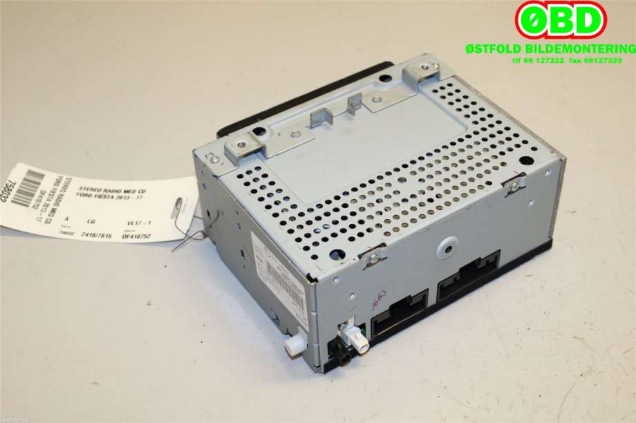 Bilstereo til Ford Fiesta 2013-2017 (Type VI, Fase 2)  (FORD|2342422||E1BT18C815TE)
