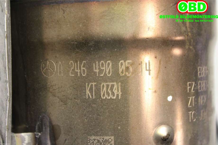 Katalysator til Mercedes GLA 2014-2020 (X156) (X156) (MERCEDES|A 246 490 07 10||2464900514)