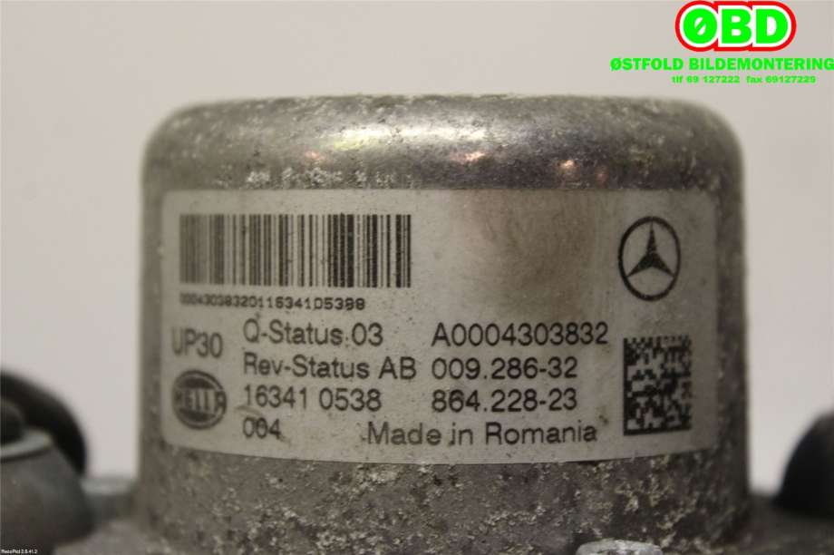 Vakuumpumpe til Mercedes E-Klasse 2016-2023 (W213) (W213) (MERCEDES|A 000 430 38 32||0004303832)