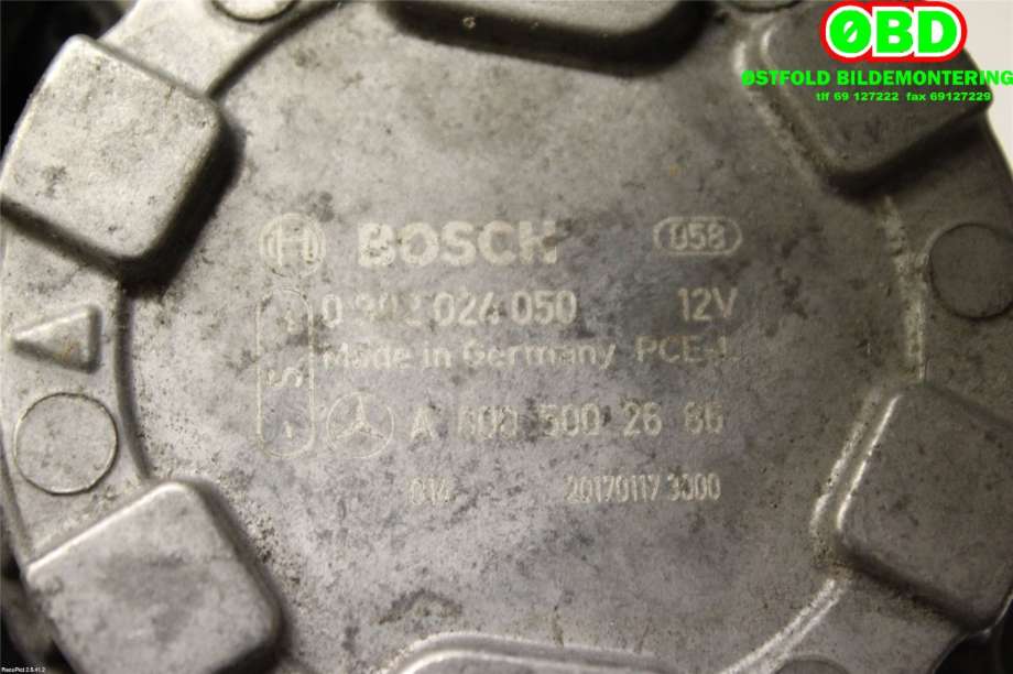 Sirkulasjonspumpe til Mercedes E-Klasse 2016-2023 (W213) (W213) (MERCEDES|A 000 500 26 86||0005002686)
