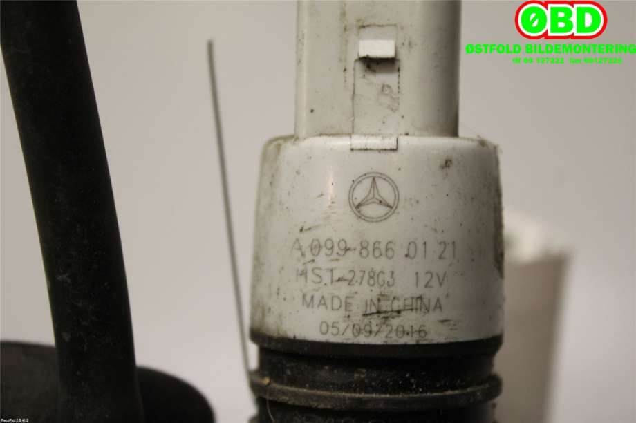 Spylerpumpe foran til Mercedes E-Klasse 2016-2023 (W213) (W213) (MERCEDES|A 205 866 01 00||0998660121)