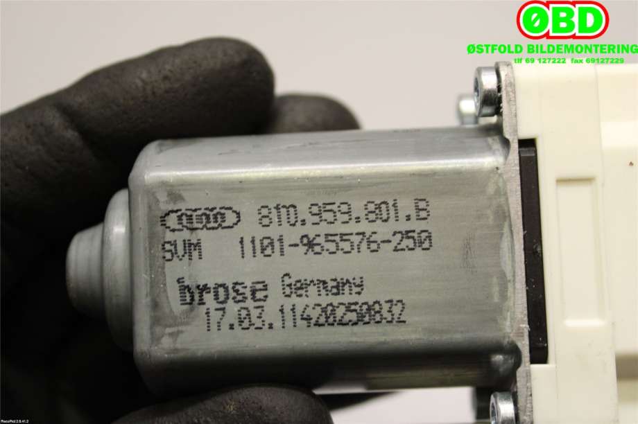 Ruteheis venstre foran til Audi A5 2007-2016 (Type I)  (AUDI|8T0 959 801 B||8T0959801B)