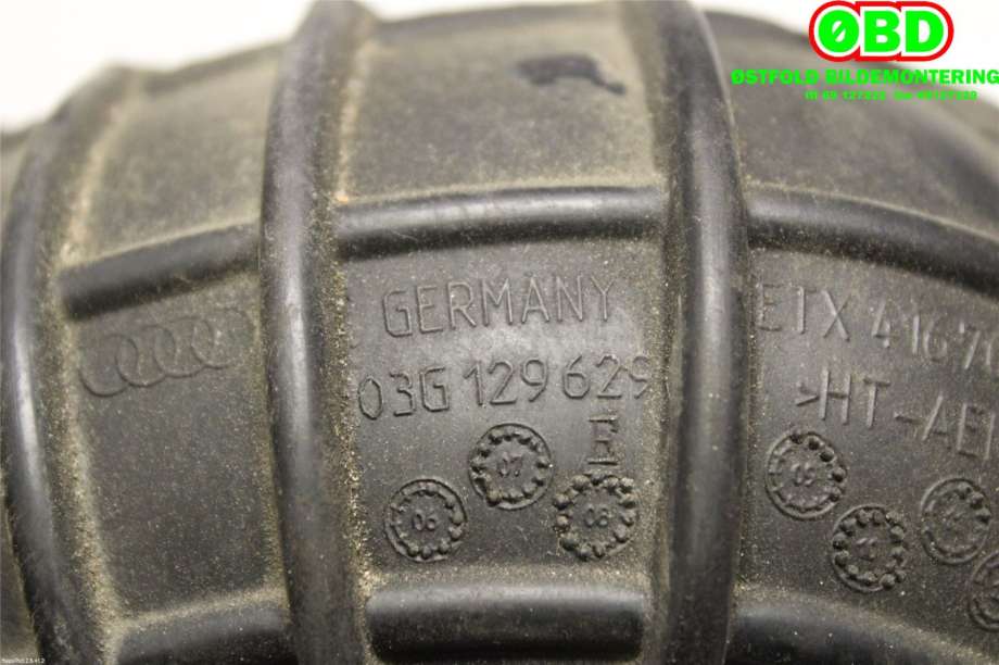 Turbo rør til Audi A5 2007-2016 (Type I) (AUDI|03G129629E|)