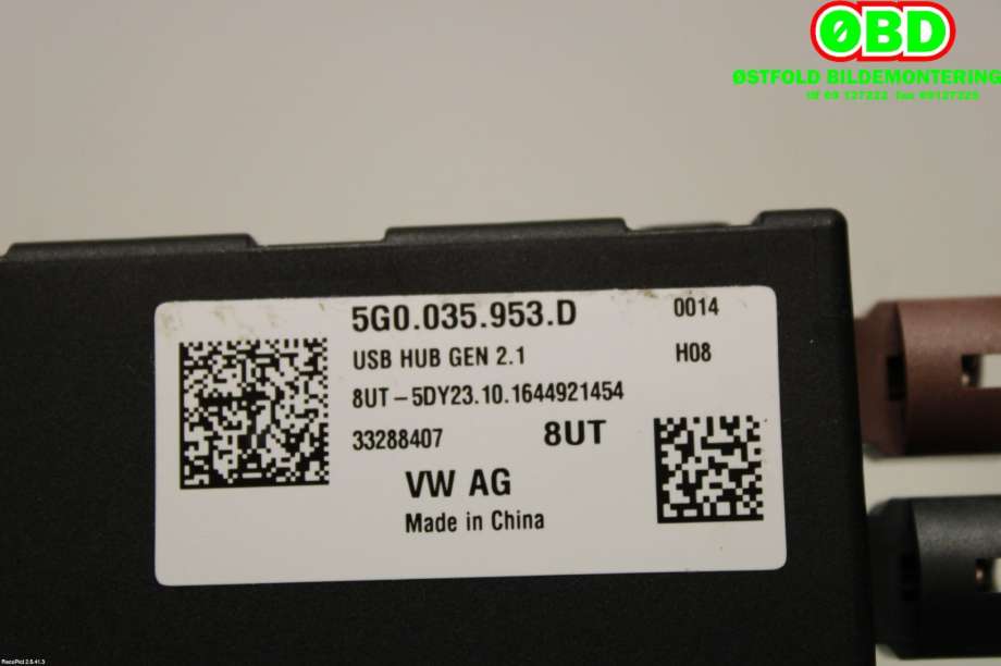 Bilstereo diverse til Škoda Kodiaq 2017-->>  (SKODA|5G0 035 953 D||5G0035953D)
