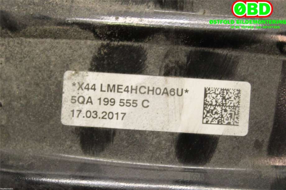 Motorfeste til Škoda Kodiaq 2017-->> (SKODA|5QA 199 555 C||5QA199555C)