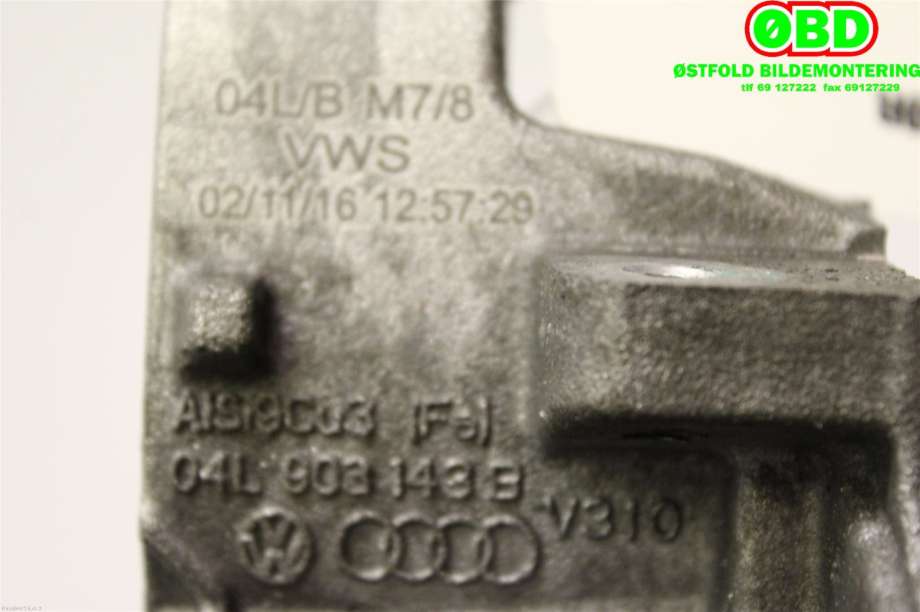 Dynamobrakett til VW Tiguan 2016-2020 (Type II, Fase 1)  (VOLKSWAGEN|04L 903 141 B||04L903143B)