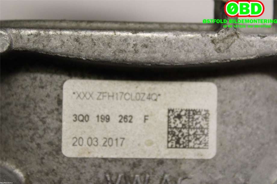 Motorfeste til VW Tiguan 2016-2020 (Type II, Fase 1)  (VOLKSWAGEN|3Q0 199 262 E||3Q0199262F)