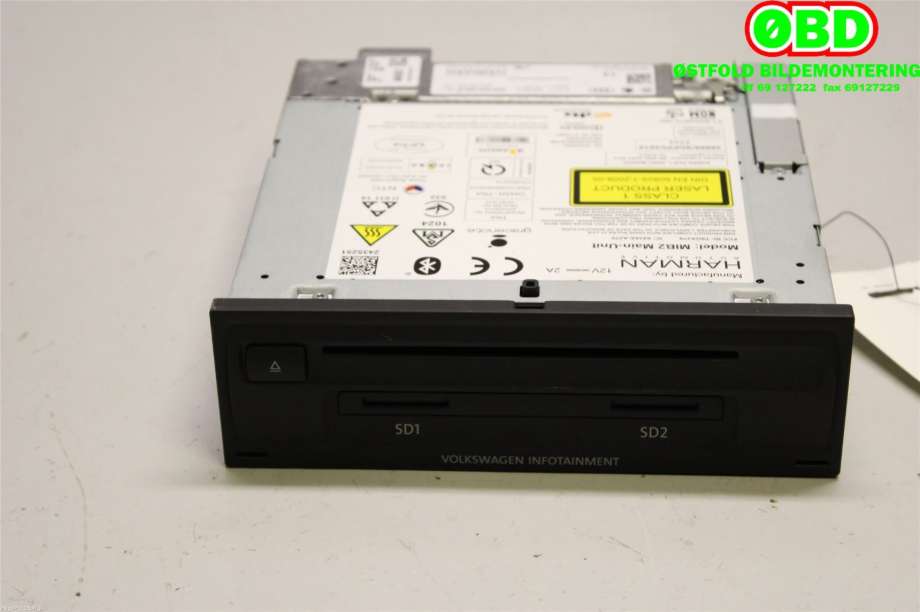 Bilstereo navigasjon til VW Tiguan 2016-2020 (Type II, Fase 1) (VOLKSWAGEN|3G0 035 020 E||3G0035020E)