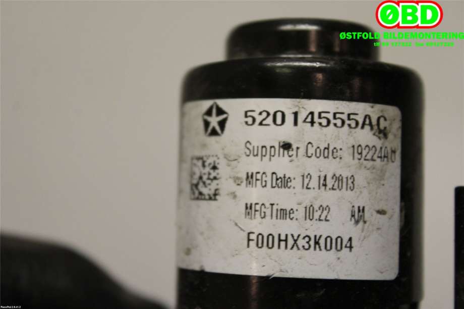Sirkulasjonspumpe til Fiat 500 2008-2020  (FIAT||52014555AC)