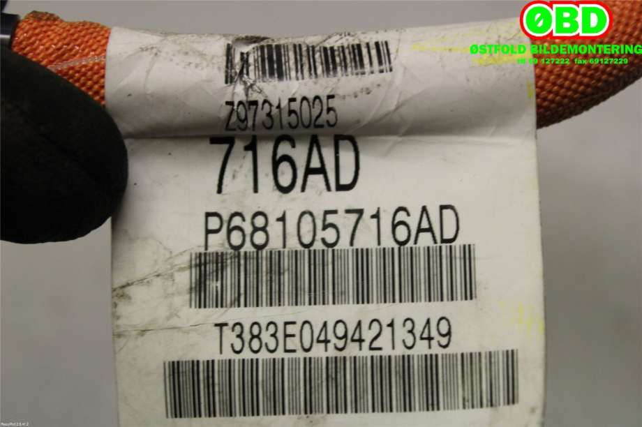 Ledningsnett til Fiat 500 2008-2020  (FIAT||68105716AD)