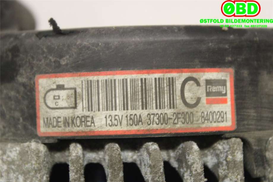 Dynamo til Kia Sorento 2016-->> Type III  (KIA|373002F300|)