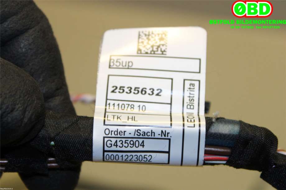 Ledningsnett til BMW 7-Serie 2015-->> (G11/G12) (G11/G12) (BMW|61126839098|)