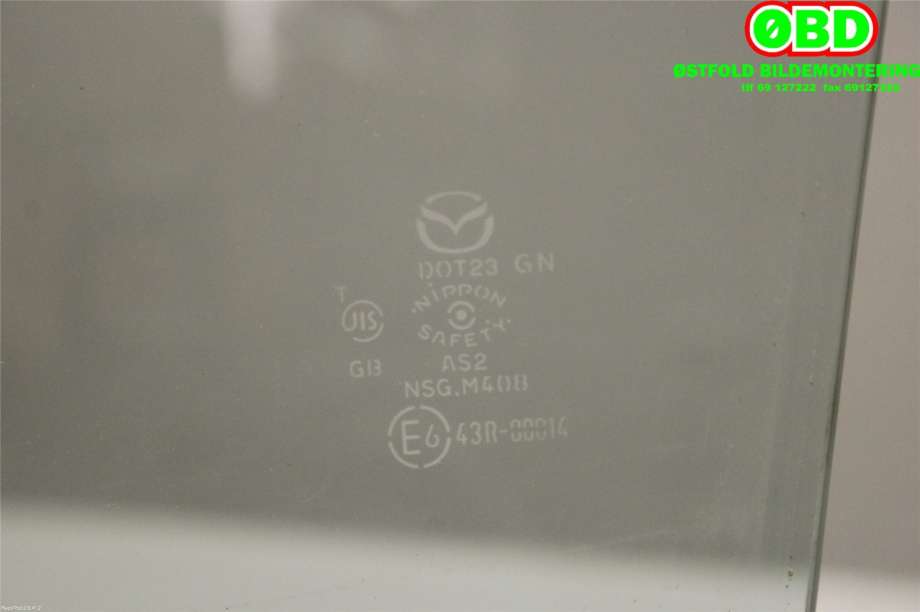 Siderute høyre foran til Mazda CX-3 2015-2022  (MAZDA|DB2W58510|)