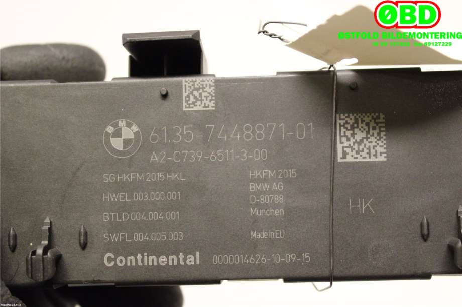 Styreenhet elektrisk bakluke til BMW 7-Serie 2015-->> (G11/G12) (G11/G12) (BMW|61357481045||61357448871)