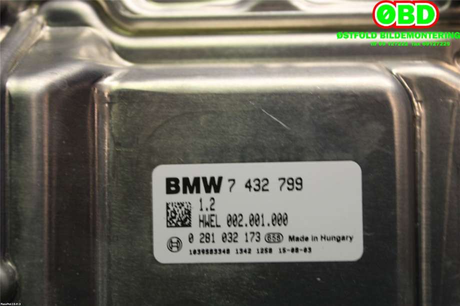 Diverse deler til BMW 7-Serie 2015-->> (G11/G12) (G11/G12) (BMW|16197432800|16197488140|7432799)