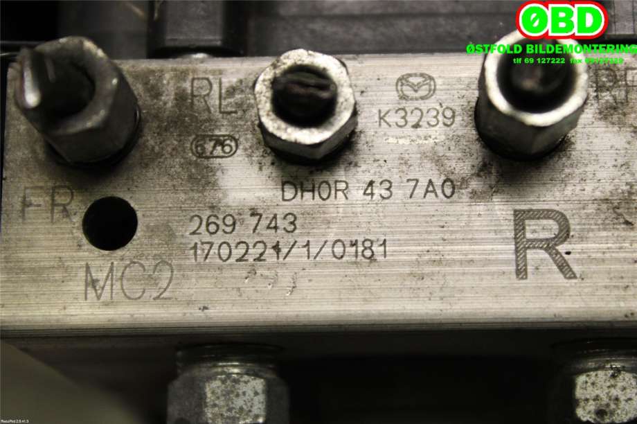 ABS sentral til Mazda CX-3 2015-2022  (MAZDA|DHY2437A0||DH0R437A0)