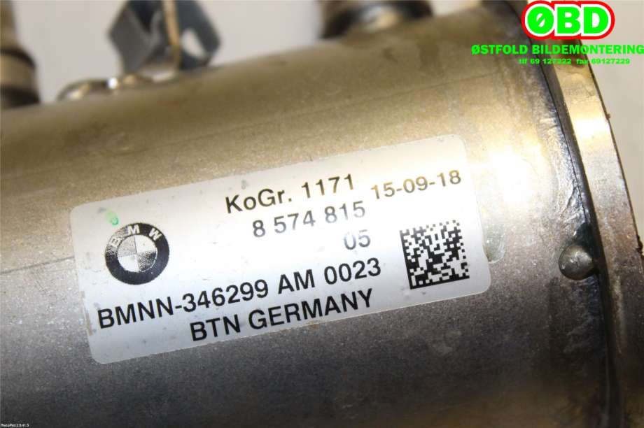 EGR-kjøler til BMW 7-Serie 2015-->> (G11/G12) (G11/G12) (BMW|11718574815|)