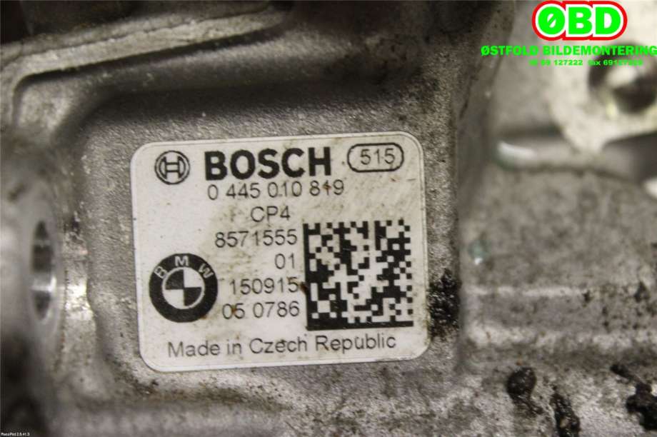 Dieselpumpe til BMW 7-Serie 2015-->> (G11/G12) (G11/G12) (BMW|13518597649|0445010819|8571555)