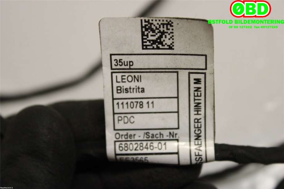 Ledningsnett til BMW 7-Serie 2015-->> (G11/G12) (G11/G12) (BMW|61126802846||6802846)