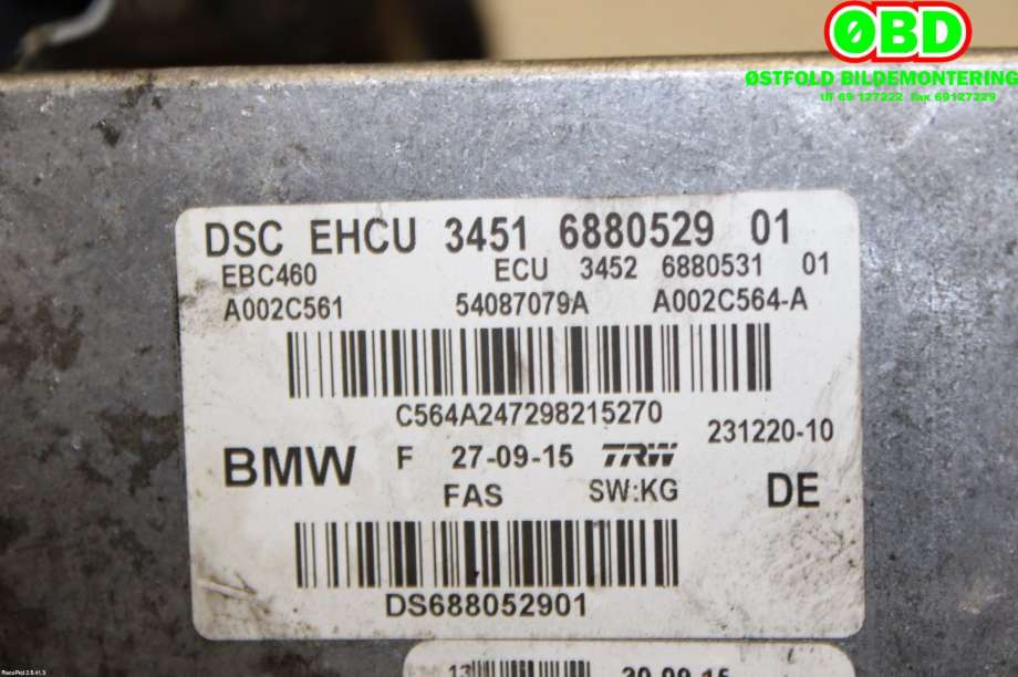 ABS sentral til BMW 7-Serie 2015-->> (G11/G12) (G11/G12) (BMW|34 51 5 A36 089|)