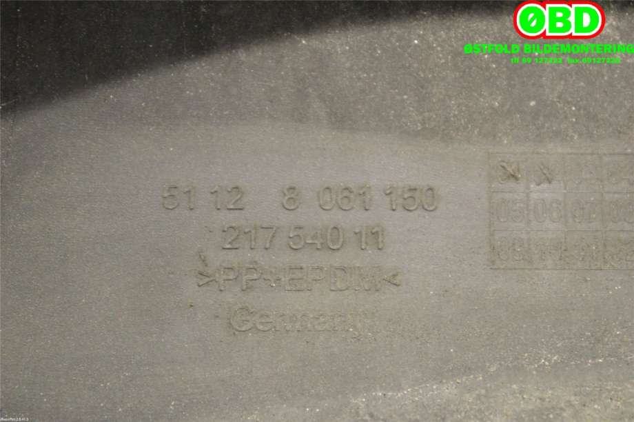 Lister til BMW 7-Serie 2015-->> (G11/G12) (G11/G12) (BMW|51 12 8 061 150||51128061150)