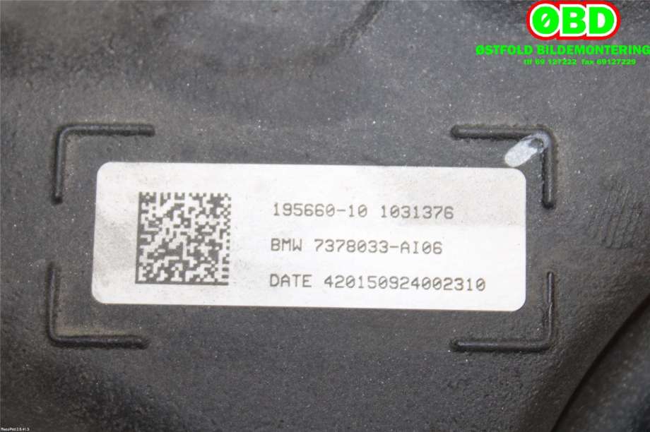 AdBlue tank til BMW 7-Serie 2015-->> (G11/G12) (G11/G12) (BMW|16197378033||7378033)