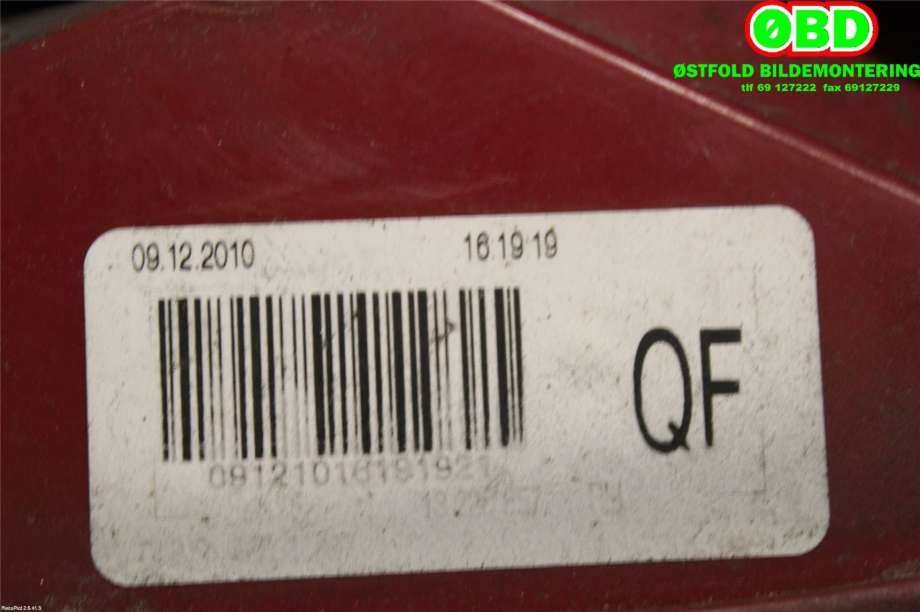 Baklykt høyre indre til Opel Insignia A 2009-2014  (OPEL|13226857|12 22 431|)