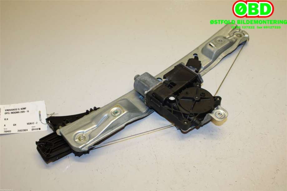 Ruteheis høyre bak til Opel Insignia A 2009-2014 (OPEL|20952724|1 40 336|)