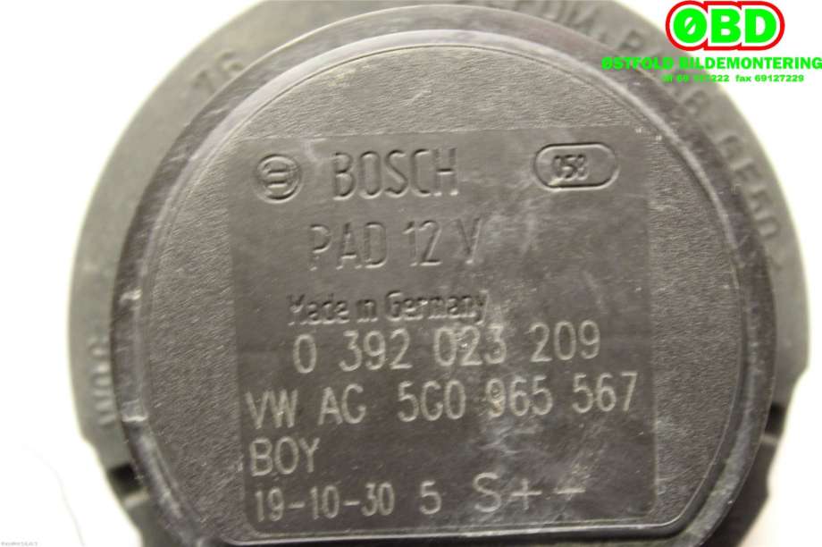 Sirkulasjonspumpe til VW e-Golf 2017-2020 (Fase 2)  (VOLKSWAGEN|5G0 965 567|2Q0 965 567 A|5G0965567)